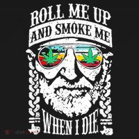 Roll Me Up And Smoke Me When I Die Ornament thumb 1