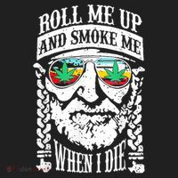 Roll Me Up And Smoke Me When I Die Hat thumb 2