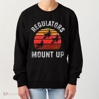 Regulators Mount Up Funny Halloween Witch Women's Sweatshirt thumb 0