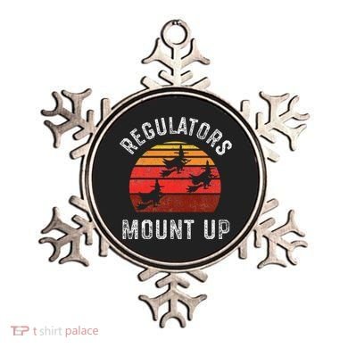 Regulators Mount Up Funny Halloween Witch Ornament