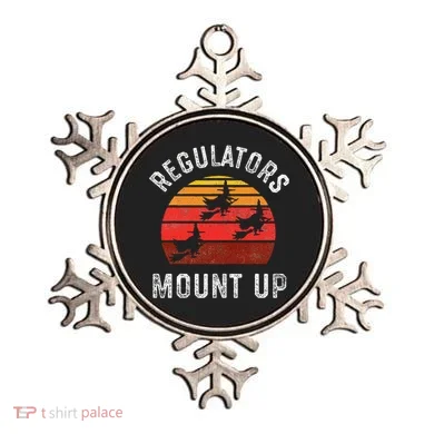 Regulators Mount Up Funny Halloween Witch Ornament