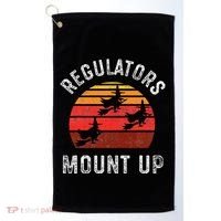 Regulators Mount Up Funny Halloween Witch Golf Towel thumb 0