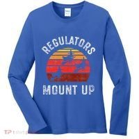 Regulators Mount Up Funny Halloween Witch Women's Long Sleeve Shirt thumb 0