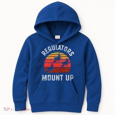 Regulators Mount Up Funny Halloween Witch Kids Hoodie