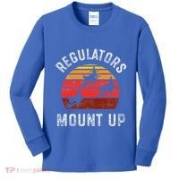 Regulators Mount Up Funny Halloween Witch Kids Long Sleeve Shirt thumb 0