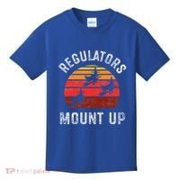 Regulators Mount Up Funny Halloween Witch Kids T-Shirt thumb 0