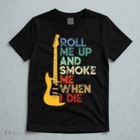 Roll Me Up And Smoke Me When I Die Guitar T-Shirt thumb 5