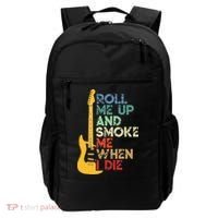 Roll Me Up And Smoke Me When I Die Guitar Backpack thumb 0