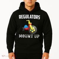 Regulators Mount Up Funny Hip Hop Rap Hoodie thumb 2