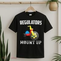 Regulators Mount Up Funny Hip Hop Rap T-Shirt thumb 2