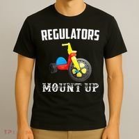 Regulators Mount Up Funny Hip Hop Rap T-Shirt thumb 3
