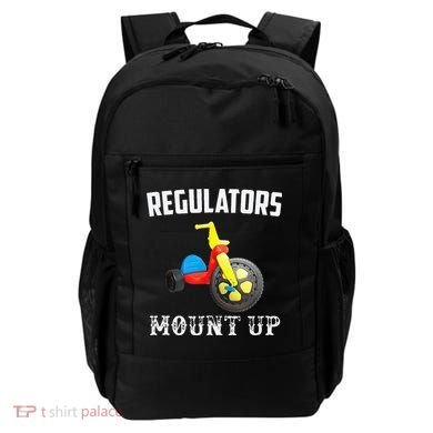 Regulators Mount Up Funny Hip Hop Rap Backpack