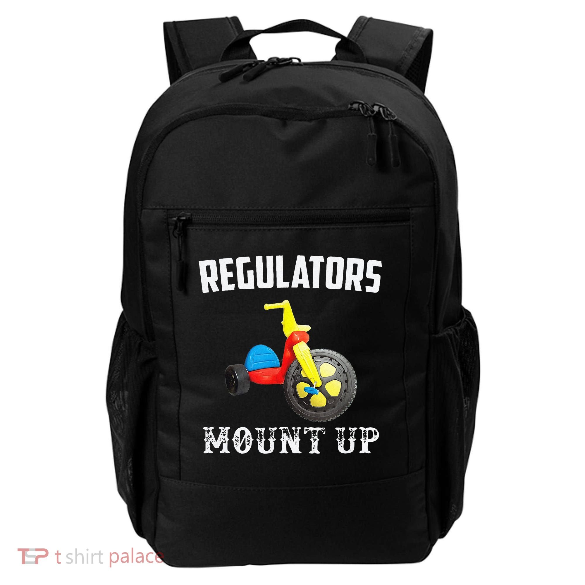 Regulators Mount Up Funny Hip Hop Rap Backpack