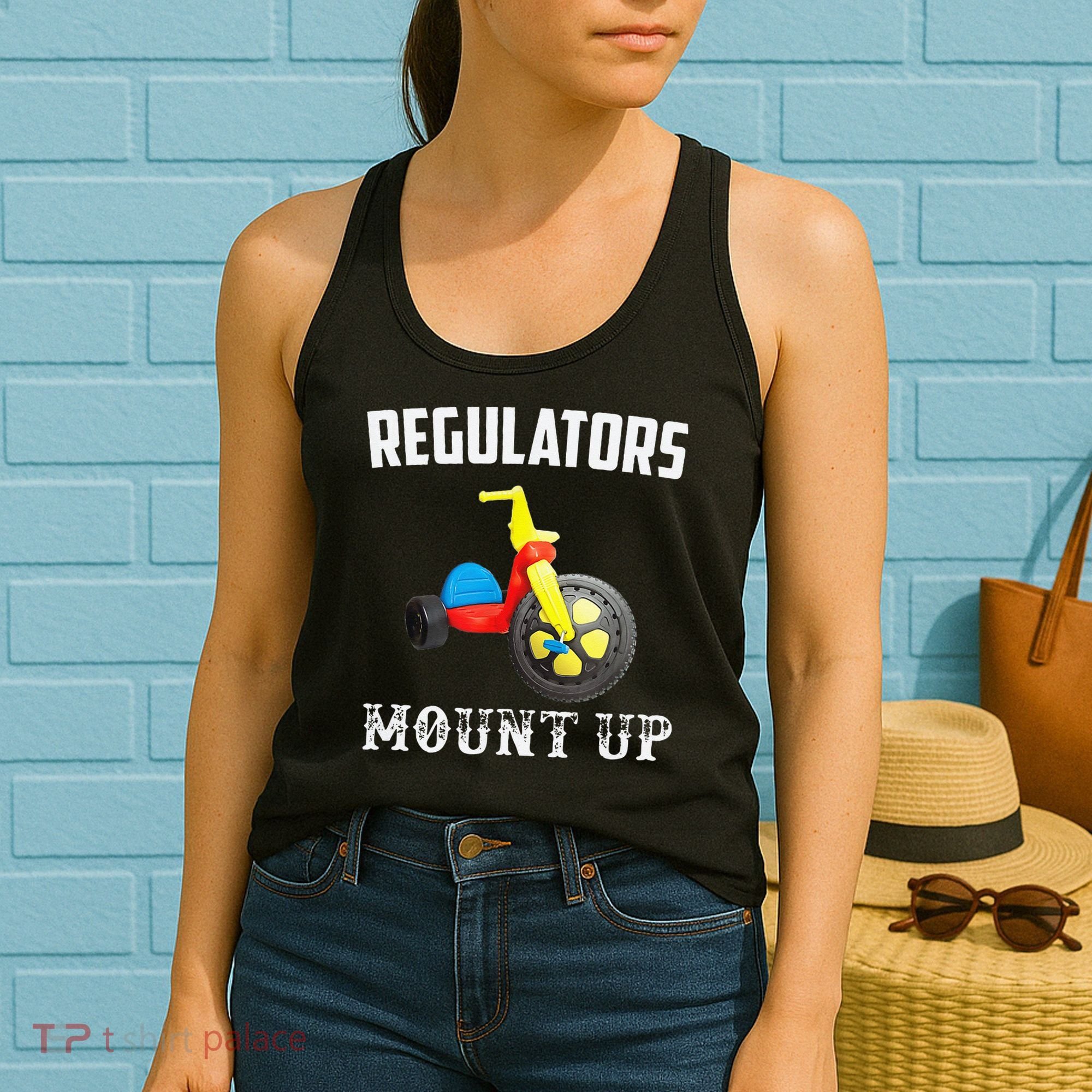 Regulators Mount Up Funny Hip Hop Rap Women's Tank Top