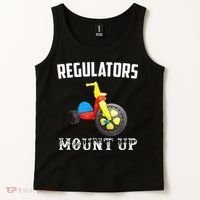 Regulators Mount Up Funny Hip Hop Rap Tank Top thumb 2