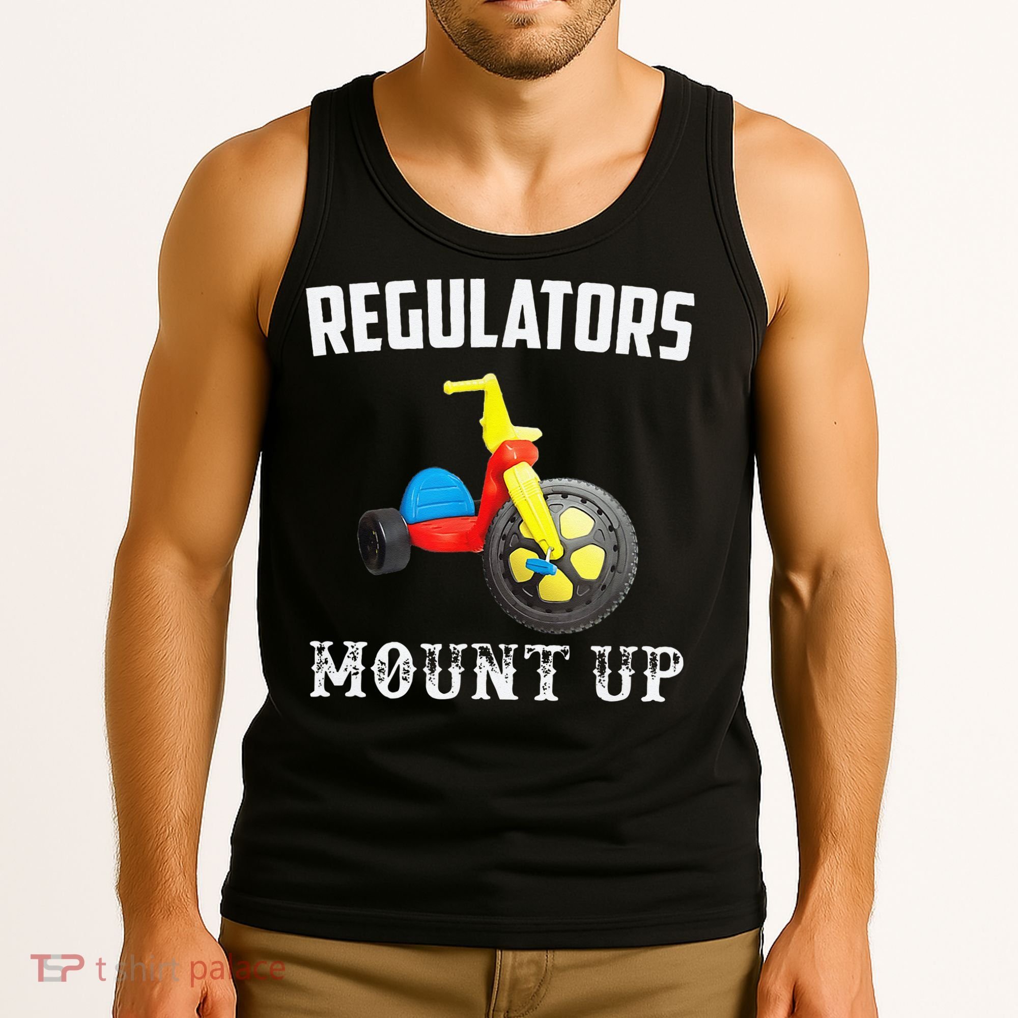 Regulators Mount Up Funny Hip Hop Rap Tank Top