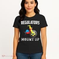 Regulators Mount Up Funny Hip Hop Rap Women's T-Shirt thumb 4