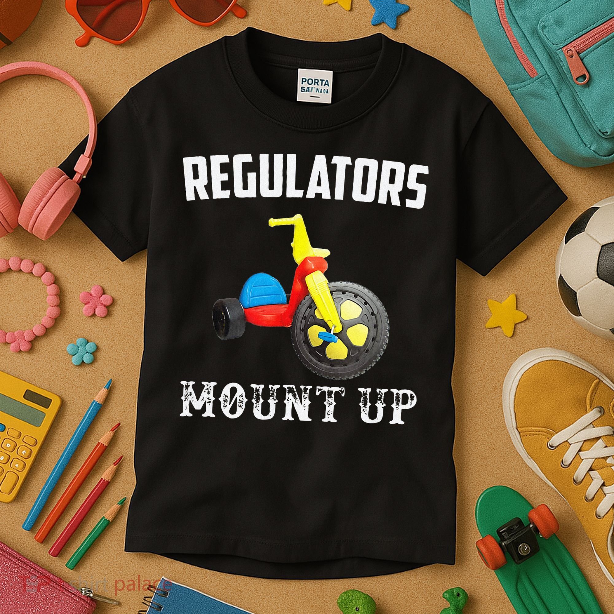Regulators Mount Up Funny Hip Hop Rap Kids T-Shirt