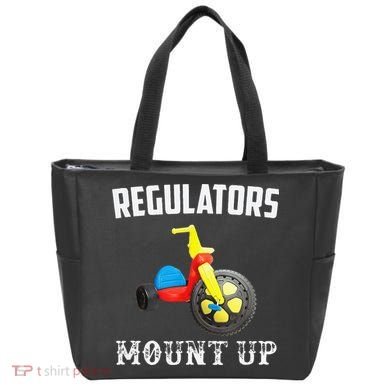 Regulators Mount Up Funny Hip Hop Rap Tote Bag