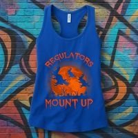 Regulators Mount Up Funny Halloween All Hallows Eve Witch Cute Gift Women's Tank Top thumb 3