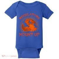 Regulators Mount Up Funny Halloween All Hallows Eve Witch Cute Gift Baby Bodysuit thumb 0
