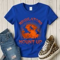 Regulators Mount Up Funny Halloween All Hallows Eve Witch Cute Gift Women's T-Shirt thumb 3