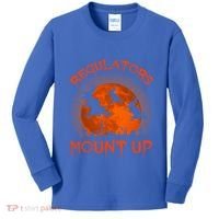 Regulators Mount Up Funny Halloween All Hallows Eve Witch Cute Gift Kids Long Sleeve Shirt thumb 0