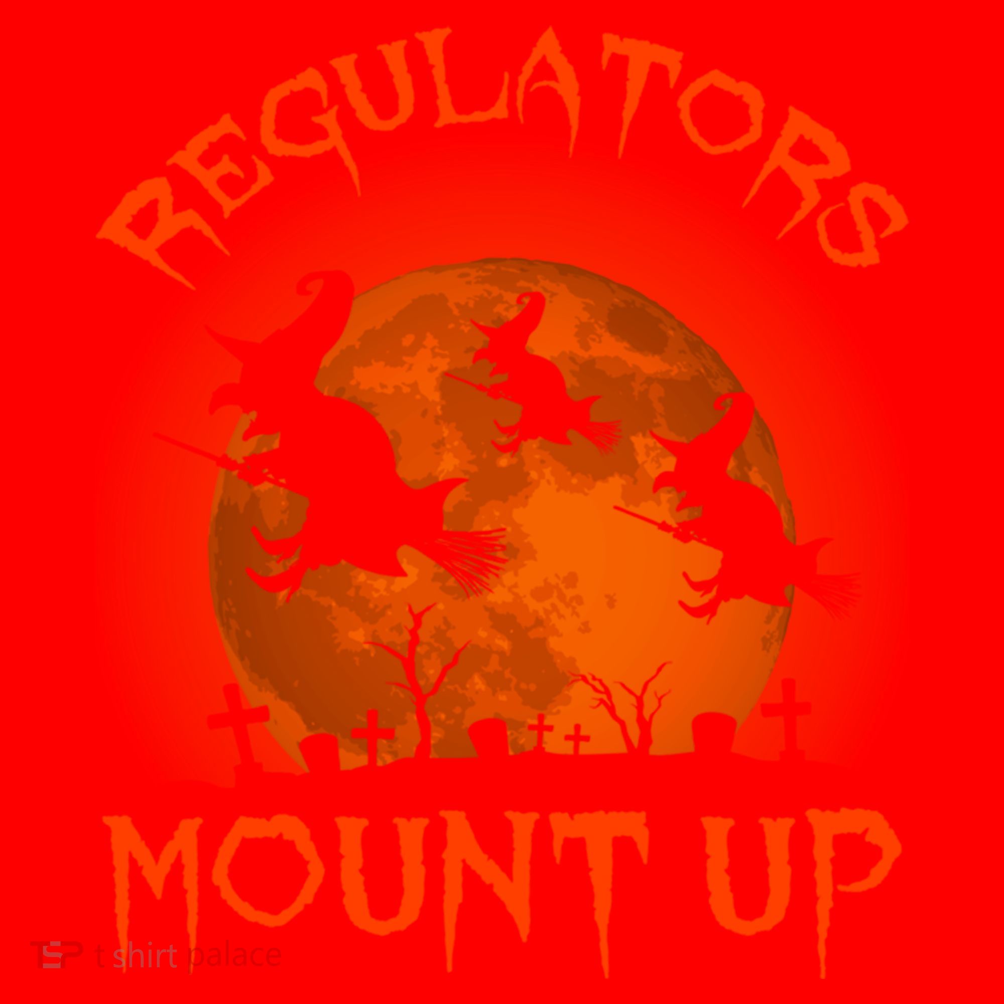 Regulators Mount Up Funny Halloween All Hallows Eve Witch Cute Gift Santa Hat