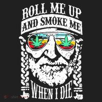 Roll Me Up And Smoke Me When I Die Beanie thumb 2