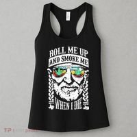 Roll Me Up And Smoke Me When I Die Women's Tank Top thumb 3