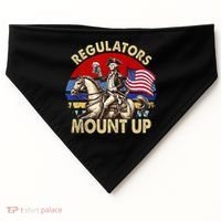 Regulators Mount Up 4th Of July Independence Day USA-Made Doggie Bandana thumb 0
