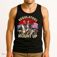 Regulators Mount Up 4th Of July Independence Day Tank Top thumb 3
