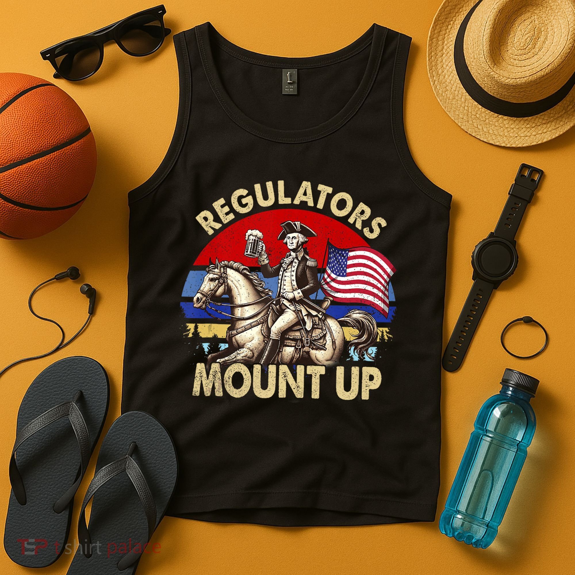 Regulators Mount Up 4th Of July Independence Day Tank Top