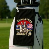Regulators Mount Up 4th Of July Independence Day Golf Towel thumb 2