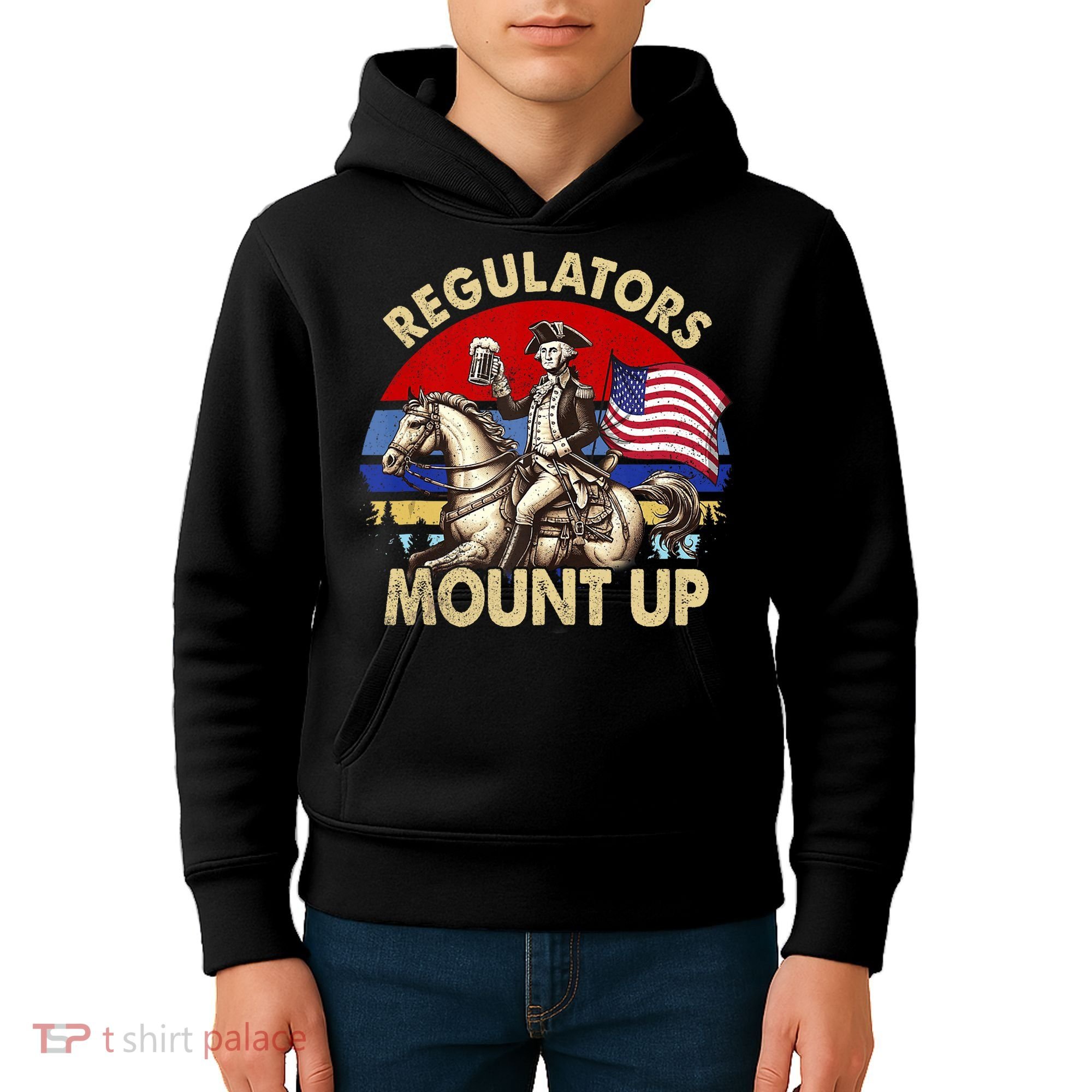 Regulators Mount Up 4th Of July Independence Day Kids Hoodie