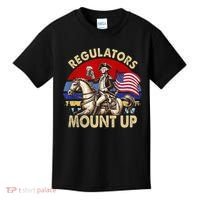 Regulators Mount Up 4th Of July Independence Day Kids T-Shirt thumb 0
