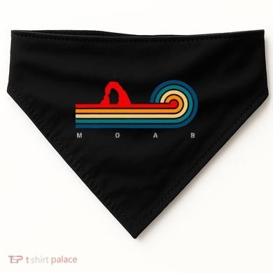 Retro Moab Utah USA-Made Doggie Bandana