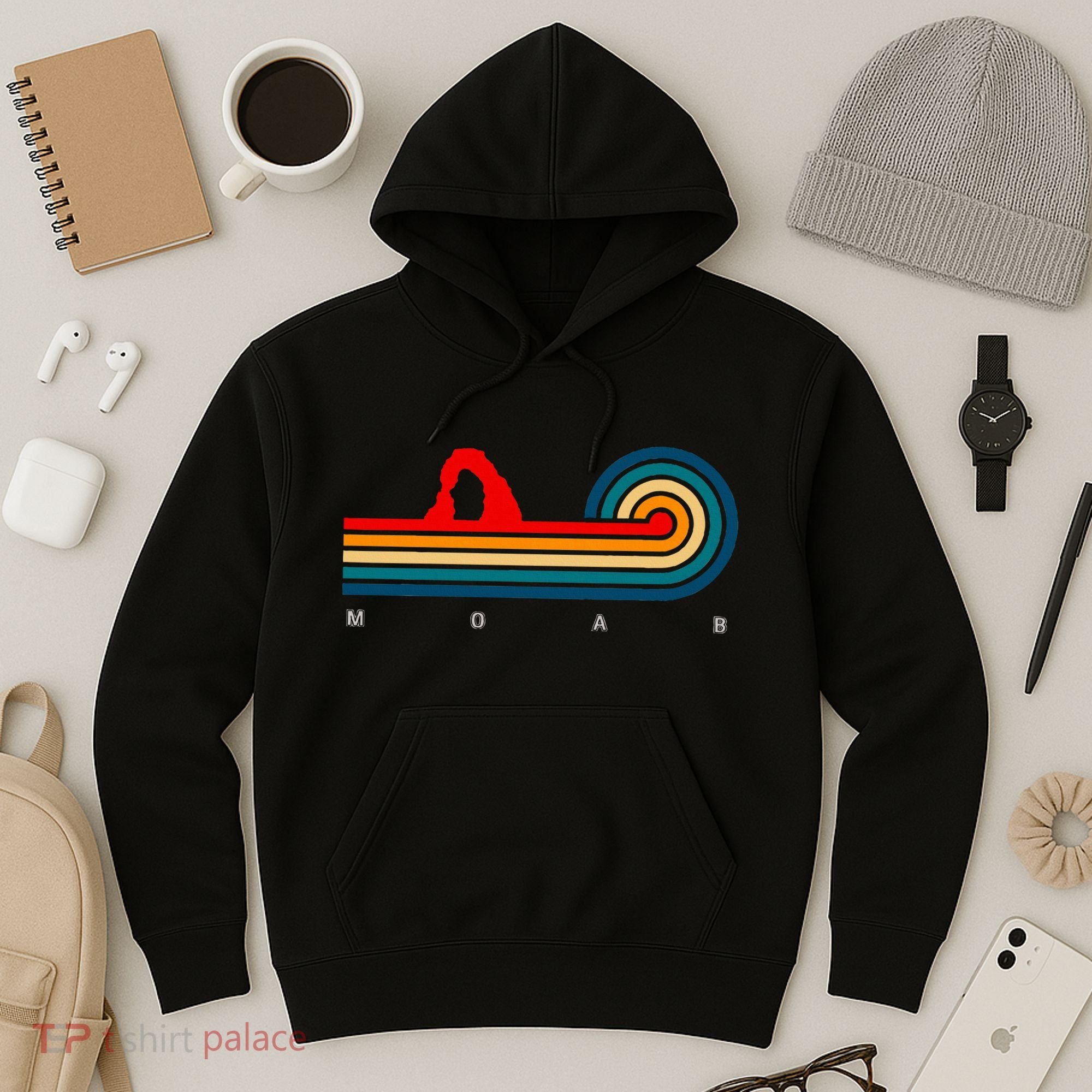 Retro Moab Utah Hoodie