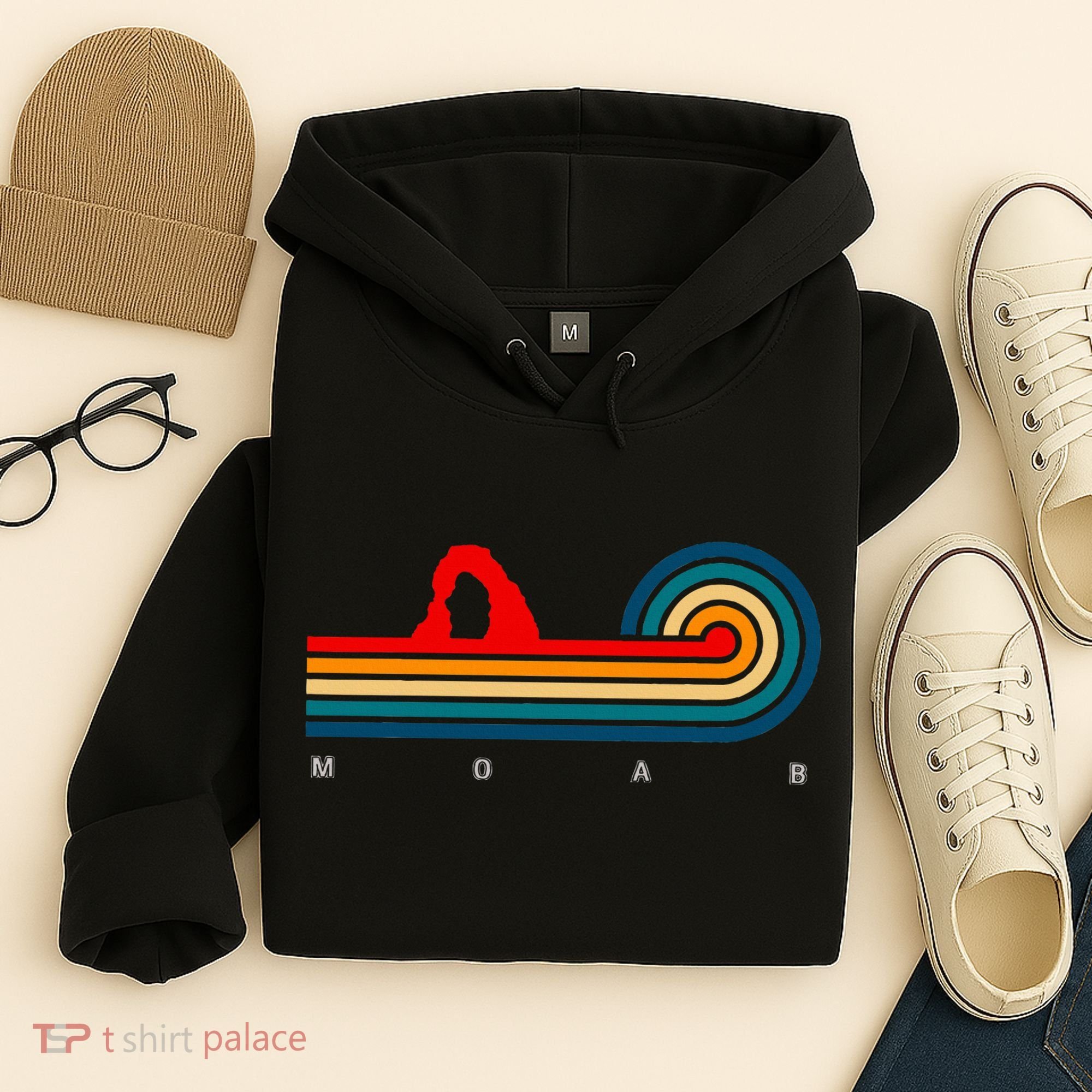 Retro Moab Utah Hoodie