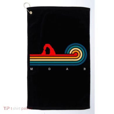 Retro Moab Utah Golf Towel