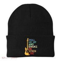 Roll Me Up And Smoke Me When I Die Guitar Beanie thumb 0