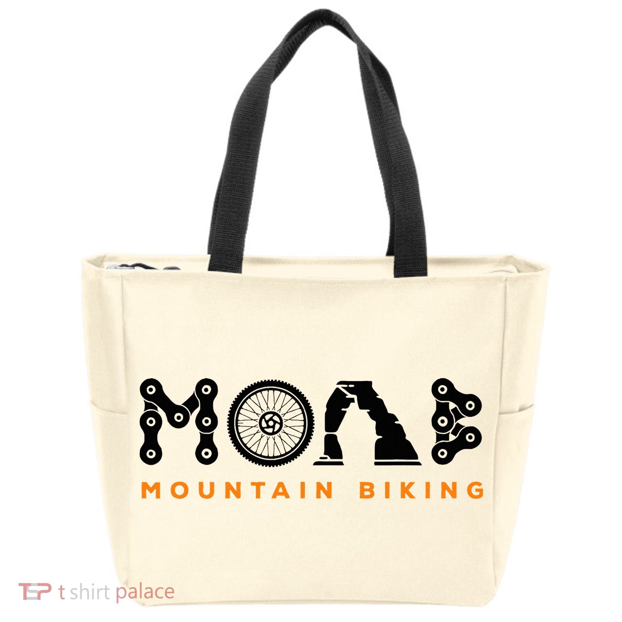 Retro Moab Utah Souvenir Mountain Biking Mtb Trail Riding Tote Bag