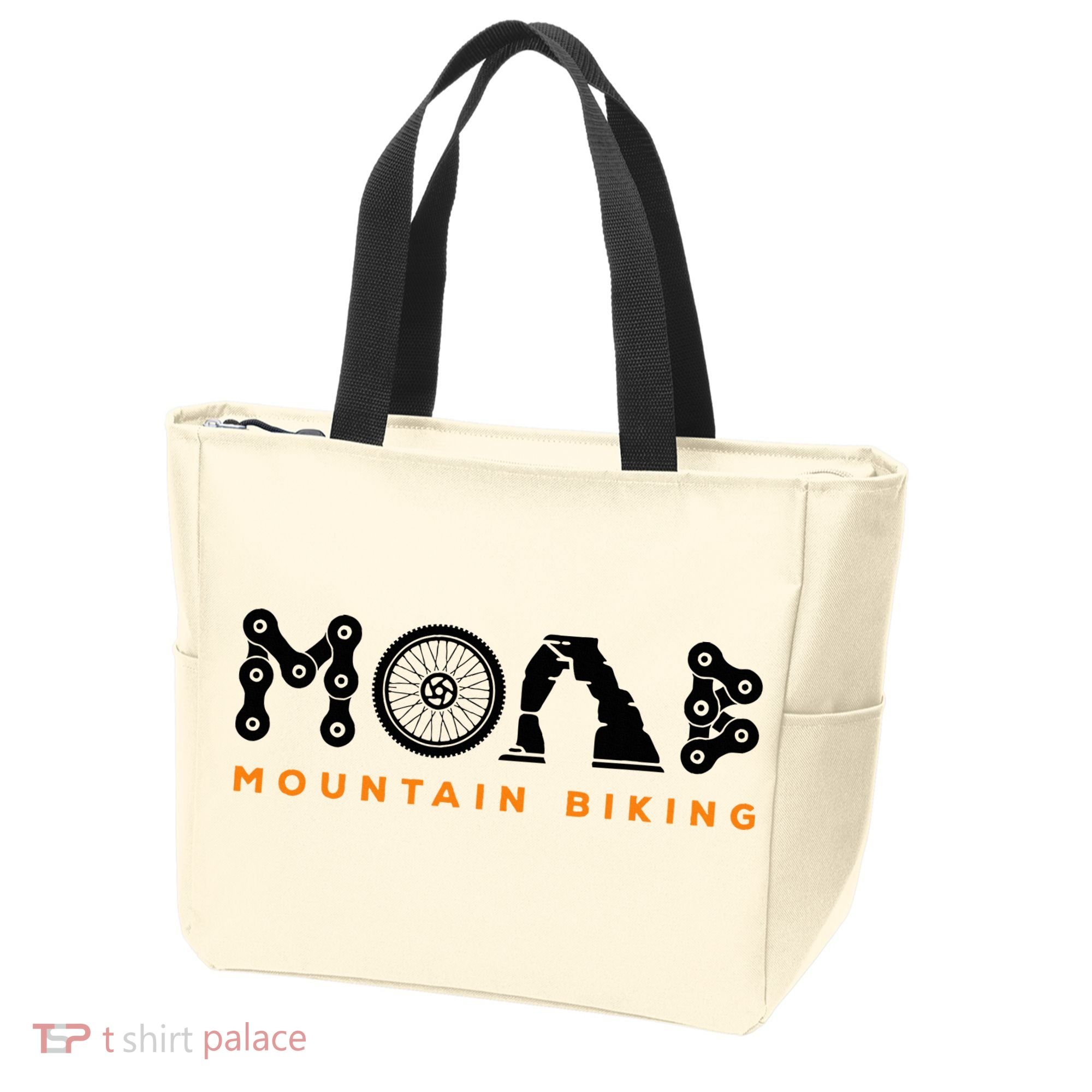 Retro Moab Utah Souvenir Mountain Biking Mtb Trail Riding Tote Bag