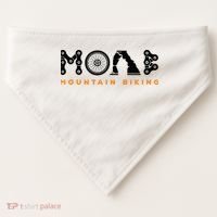 Retro Moab Utah Souvenir Mountain Biking Mtb Trail Riding USA-Made Doggie Bandana thumb 0