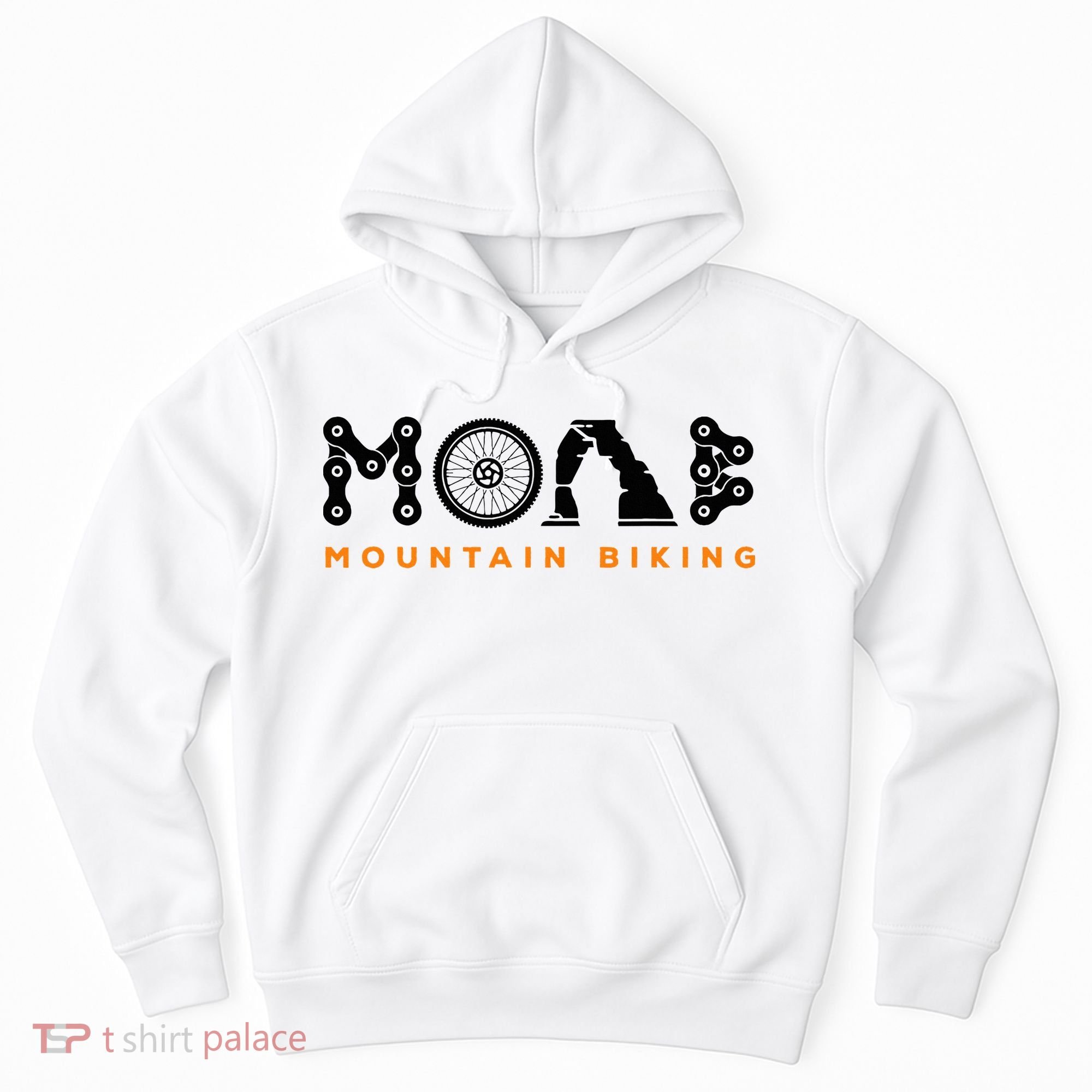 Retro Moab Utah Souvenir Mountain Biking Mtb Trail Riding Hoodie