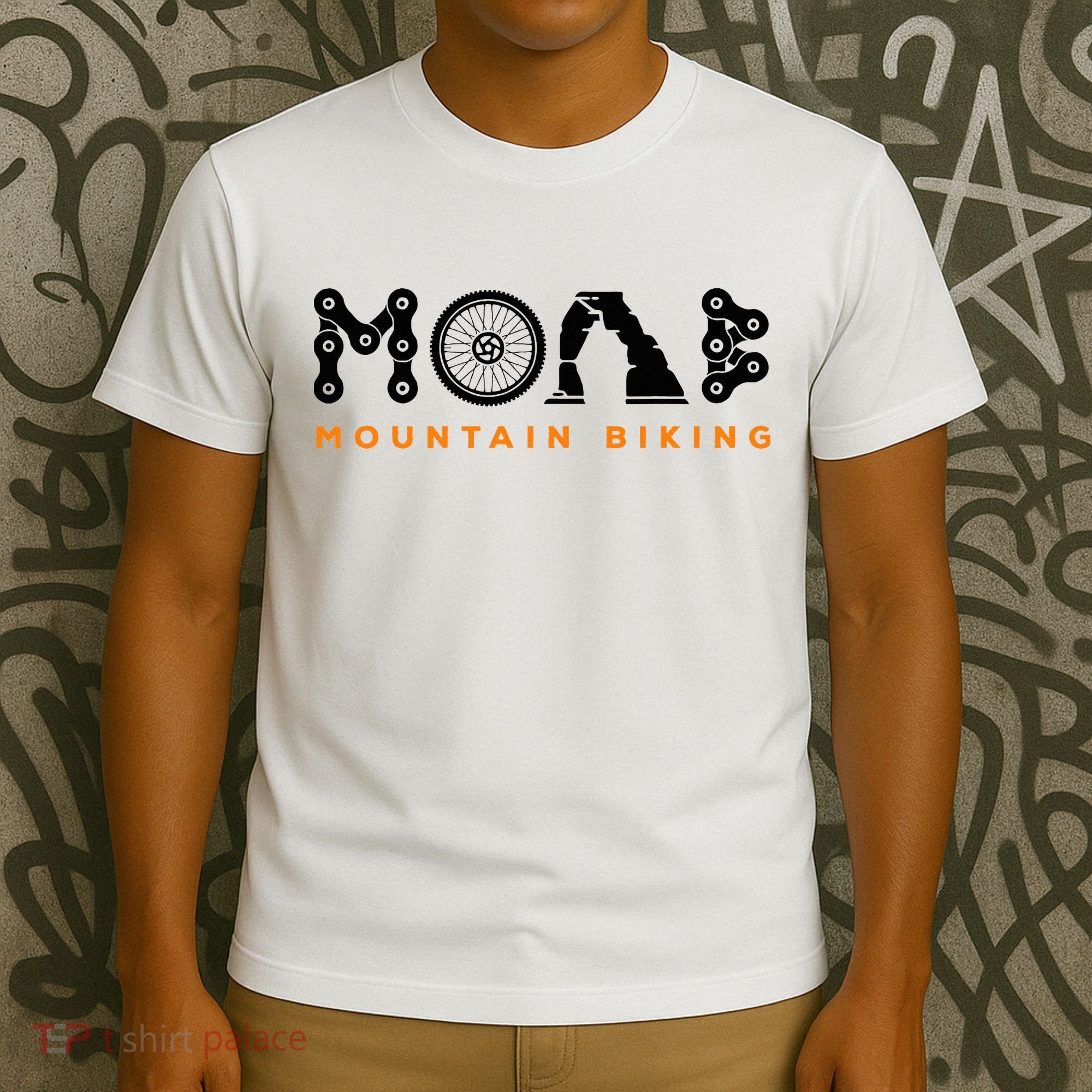 Retro Moab Utah Souvenir Mountain Biking Mtb Trail Riding T-Shirt