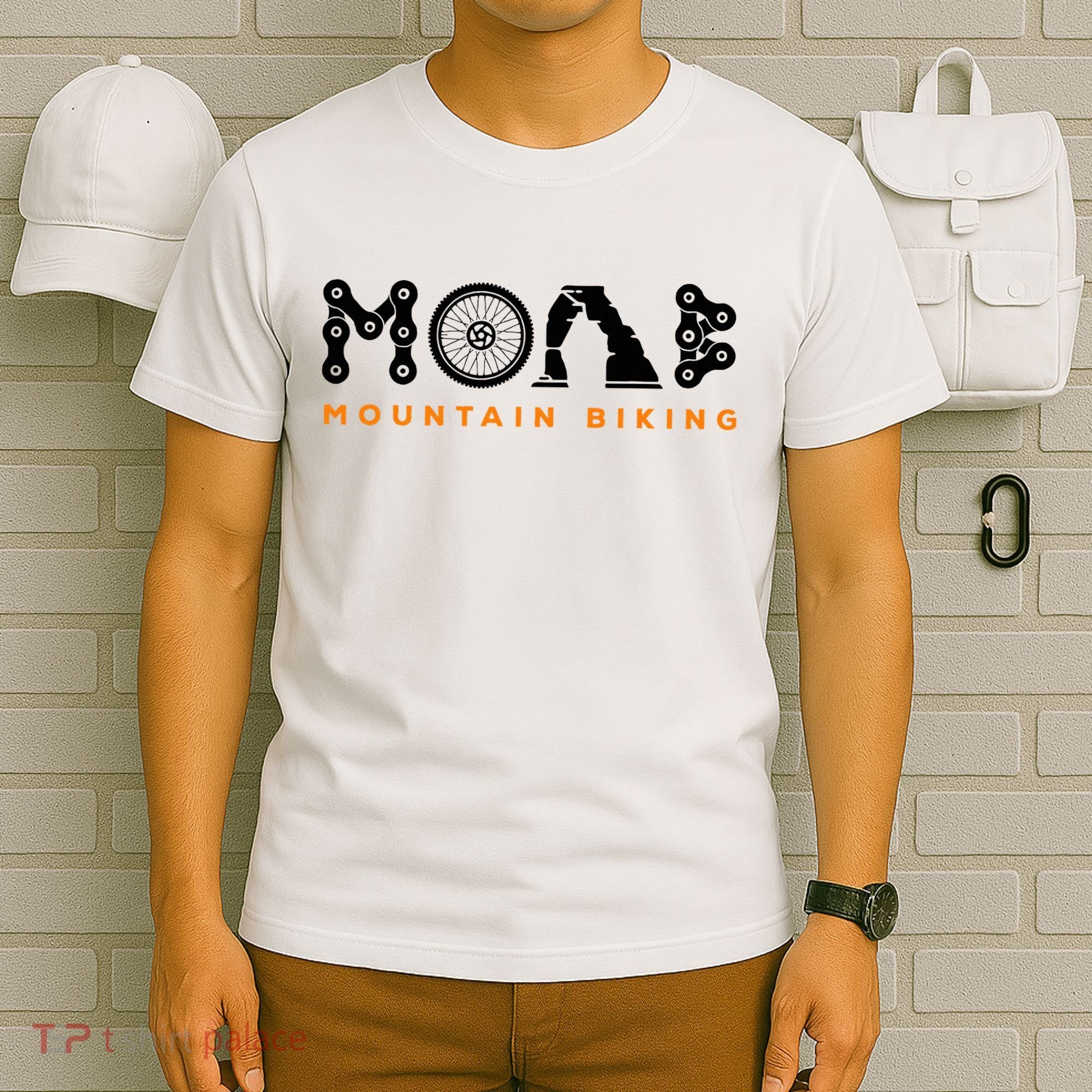 Retro Moab Utah Souvenir Mountain Biking Mtb Trail Riding T-Shirt