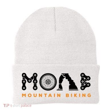 Retro Moab Utah Souvenir Mountain Biking Mtb Trail Riding Beanie