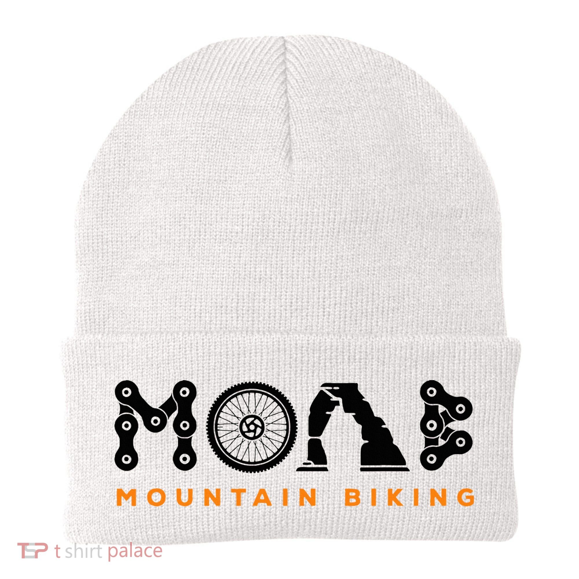 Retro Moab Utah Souvenir Mountain Biking Mtb Trail Riding Beanie