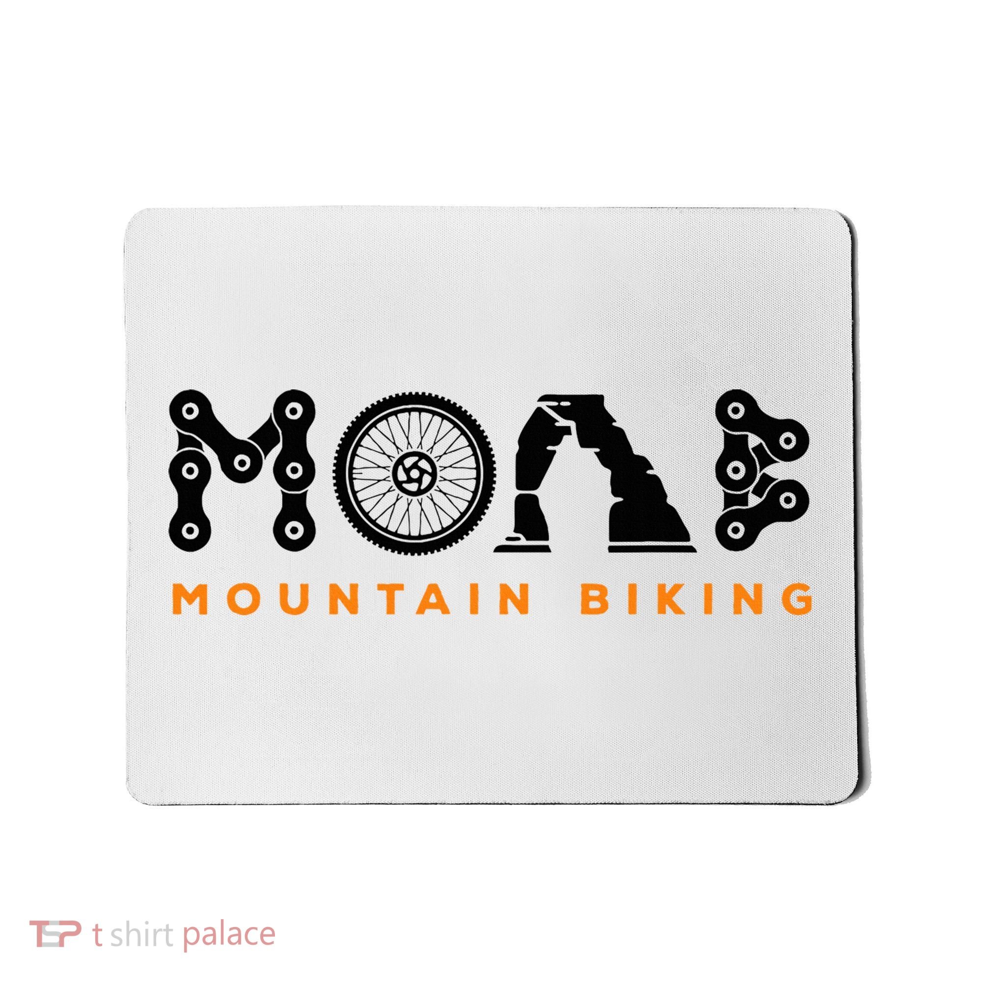 Retro Moab Utah Souvenir Mountain Biking Mtb Trail Riding Mousepad